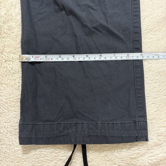 Nike SB Pants Mens 36x31 Black Cargo Ripstop Straight Loose Skateoboard Utility - Picture 13 of 13